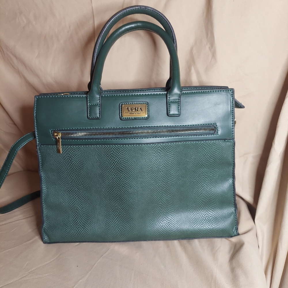 Vera New York Green Snakeskin Handbag
